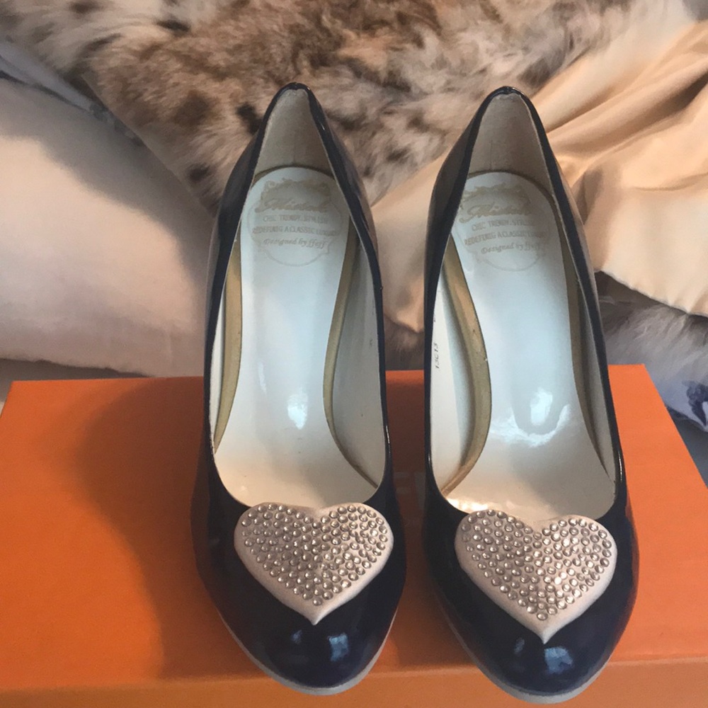 Navy Blue heels.